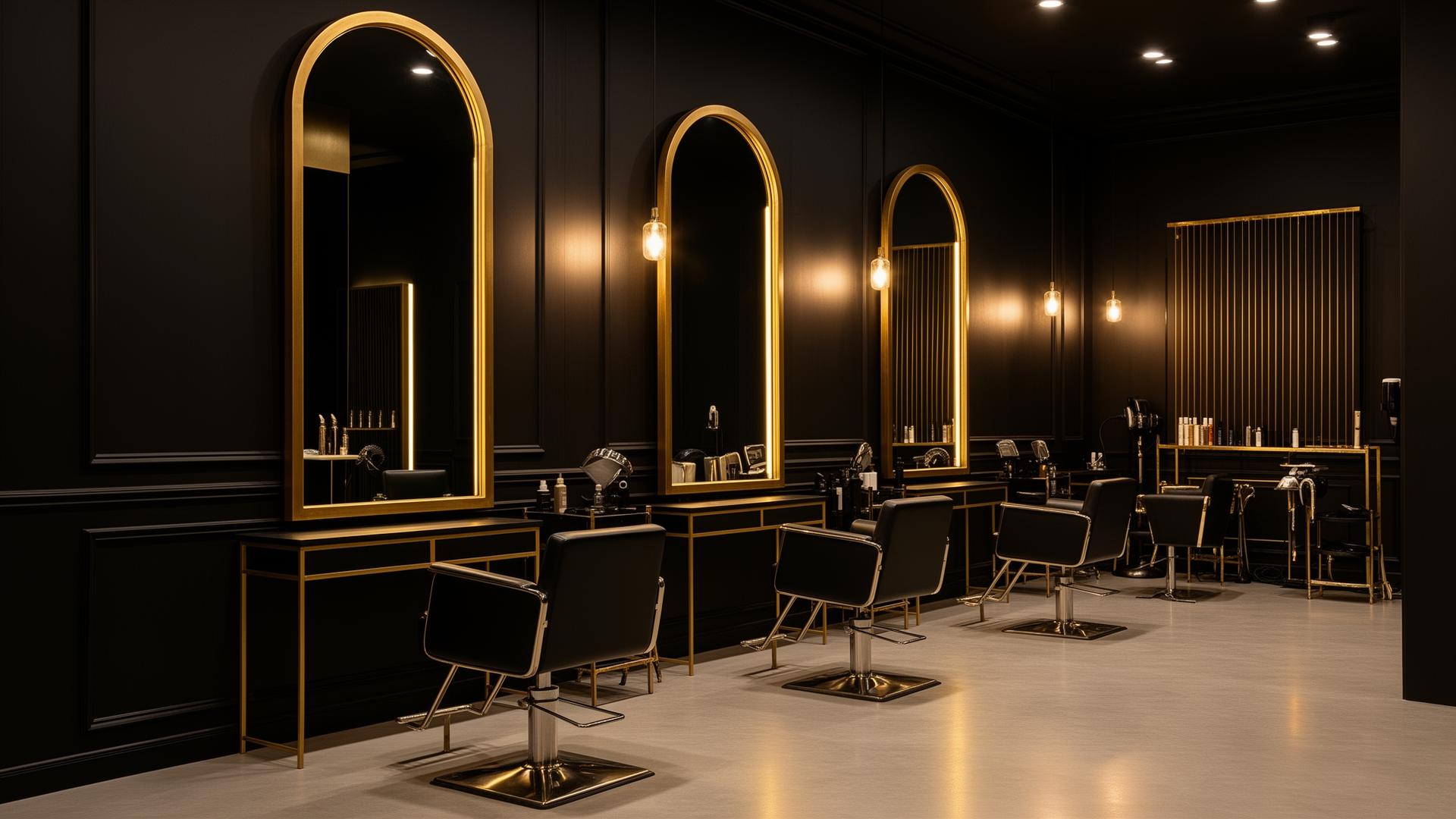 Wnętrze salonu fryzjerskiego w Jelczu-Laskowicach